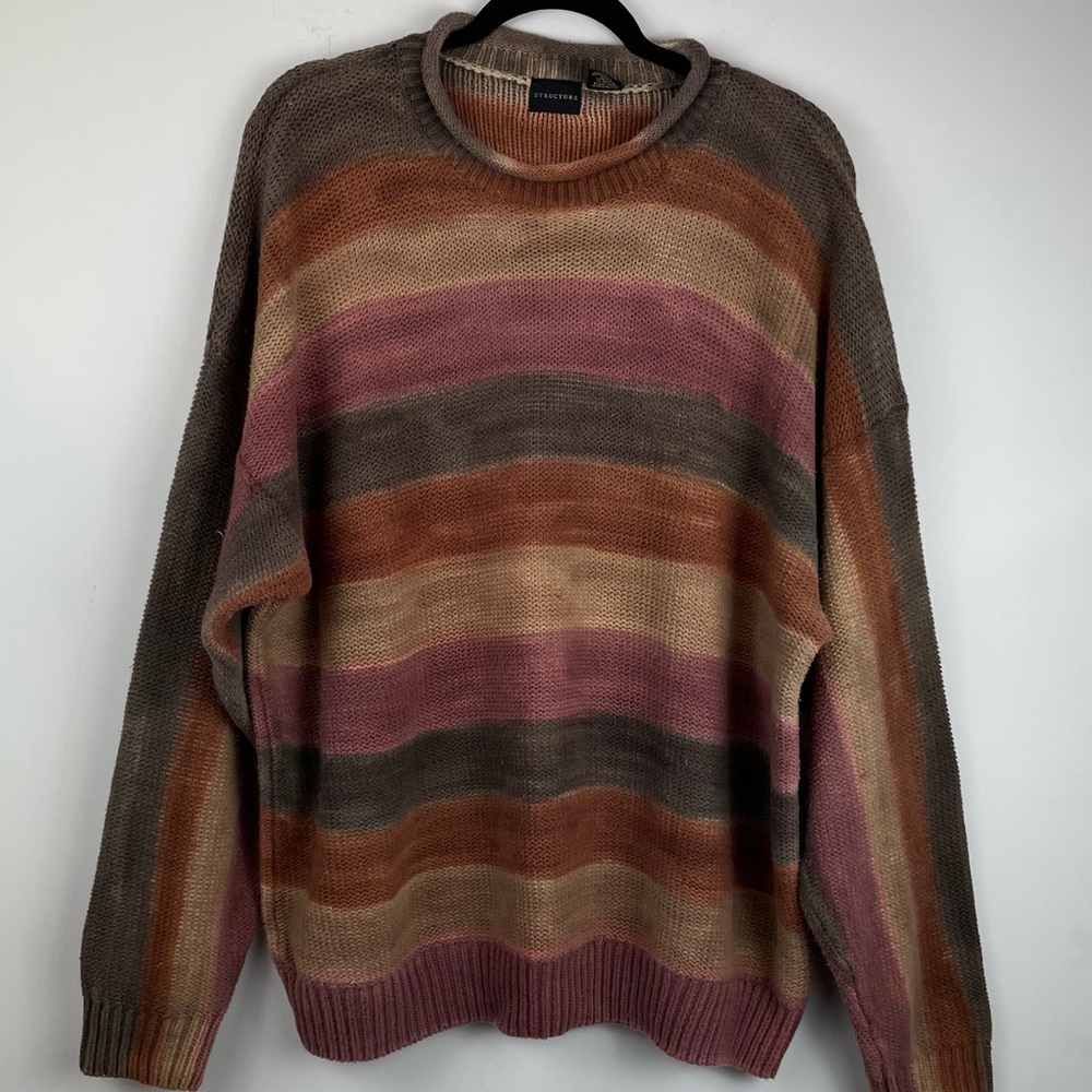 Men’s Structure Sweater V Neck Ramie/Cotton